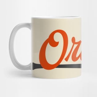 Orioles Baseball Bat Mug